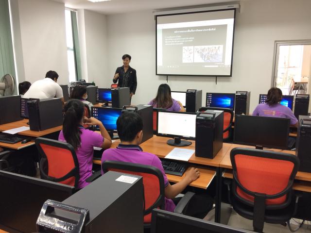 1. การพัฒนาทักษะวิชาชีพบรรณารักษศษสตร์และสารสนเทศศาสตร์ : การออกแบบและพัฒนาสื่อประชาสัมพันธ์